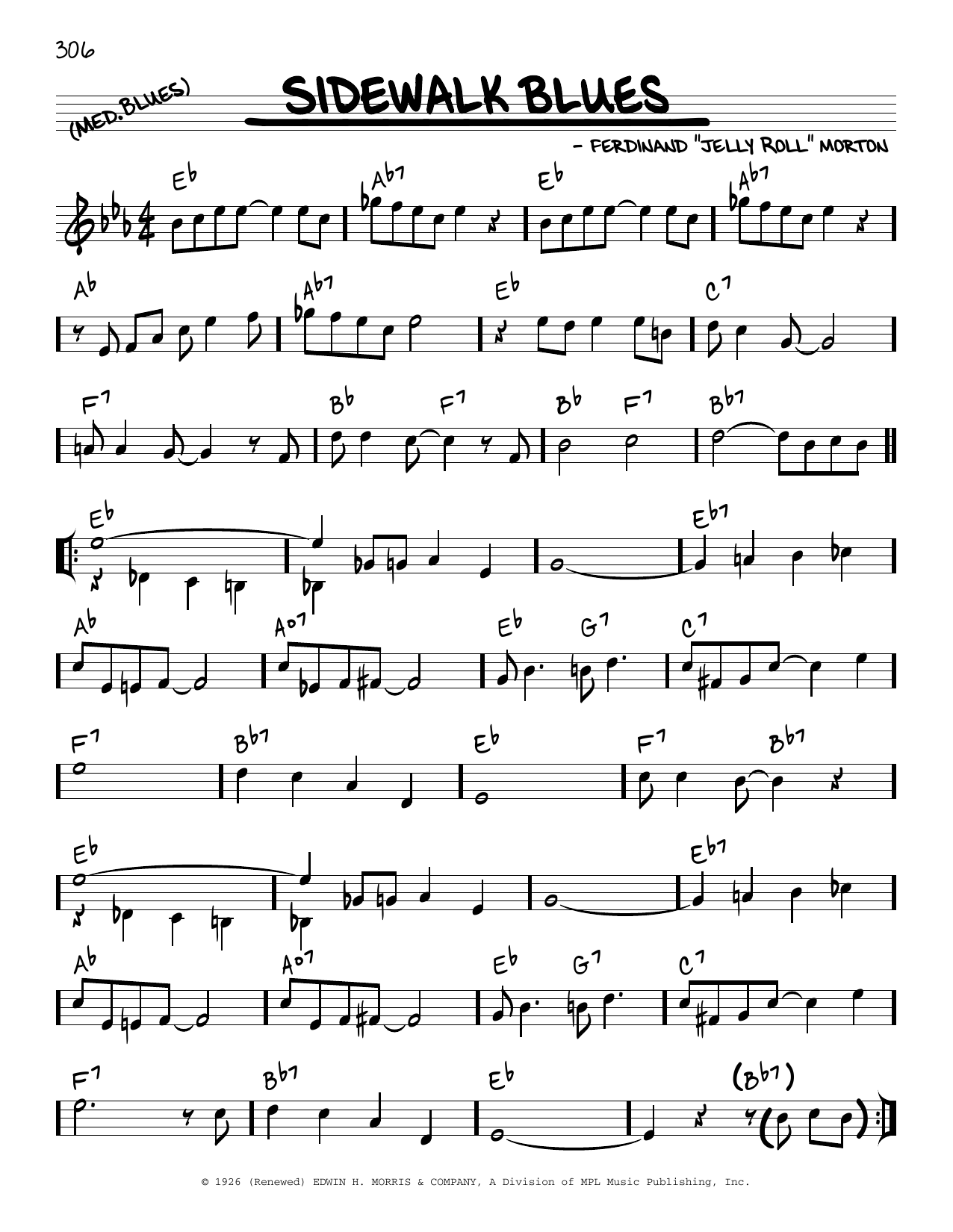 Produktbild zu: Sidewalk Blues (arr. Robert Rawlins)