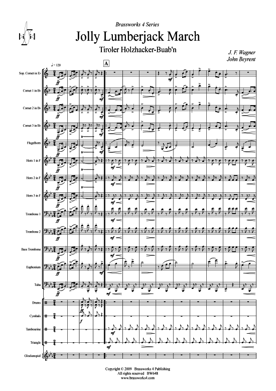 Product picture to: Jolly Lumberjack March Richard Wagner