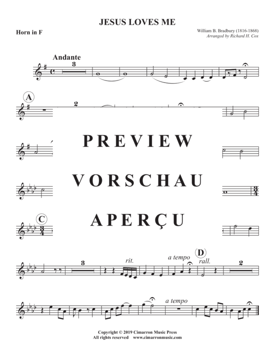 Produktgalerie: Seite 7 von 9 Jesus Loves Me , , (Blechbläser Quintett)