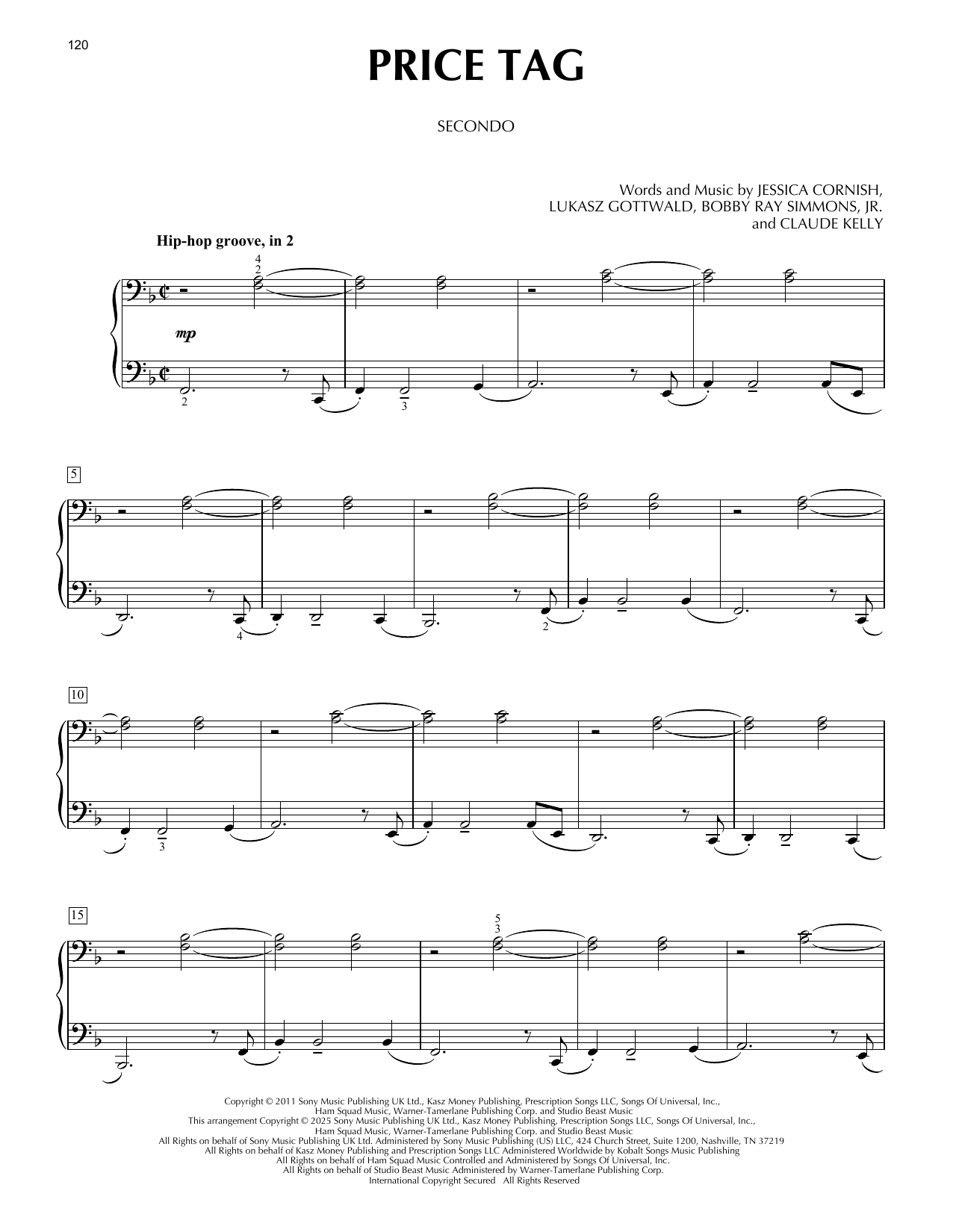 Produktgalerie: Seite 1 von 1 Price Tag (feat. B.o.B.), Jessie J, Klavier