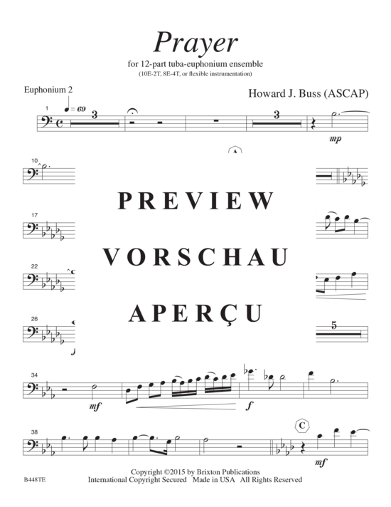 Product gallery: Page 12 of 21 Prayer , , (12-part tuba-euphonium choir)