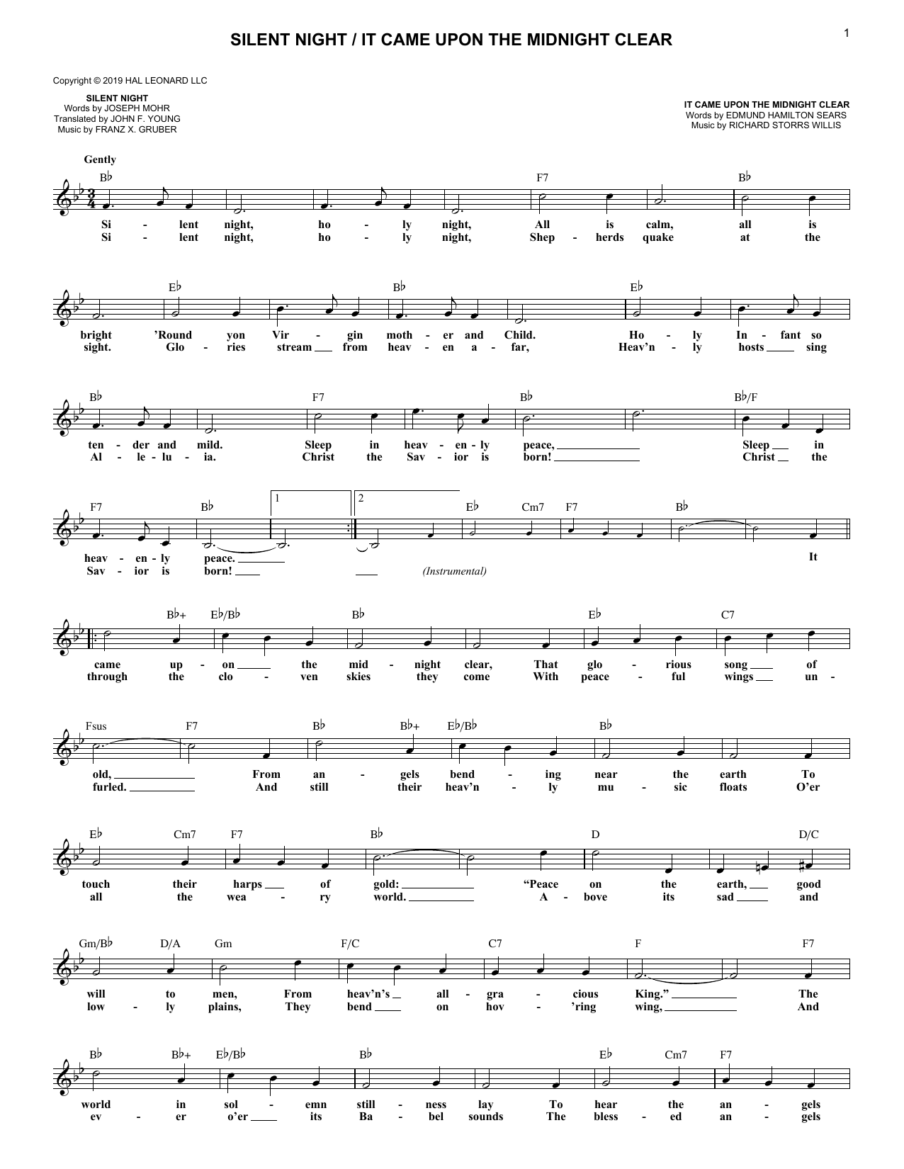 Product gallery: Page 1 of 1 Silent Night / It Came Upon the Midnight Clear, Various Artists