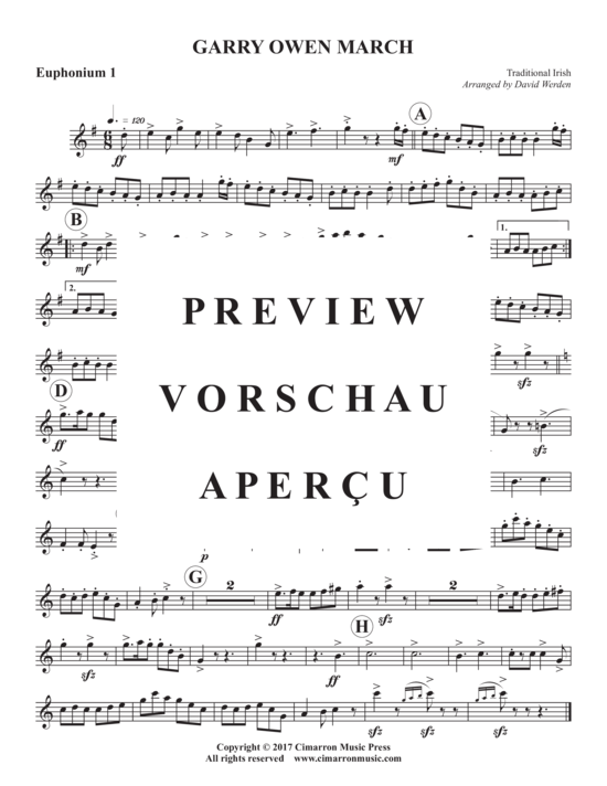 Product gallery: Page 7 of 11 Garry Owen March , , (Tuba Quartet EETTt)