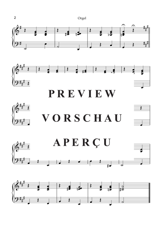 gallery: Amazing Grace , , (Gesang hoch + Orgel)