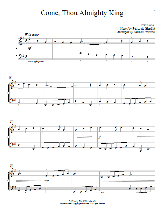 Produktbild zu: Come, Thou Almighty King