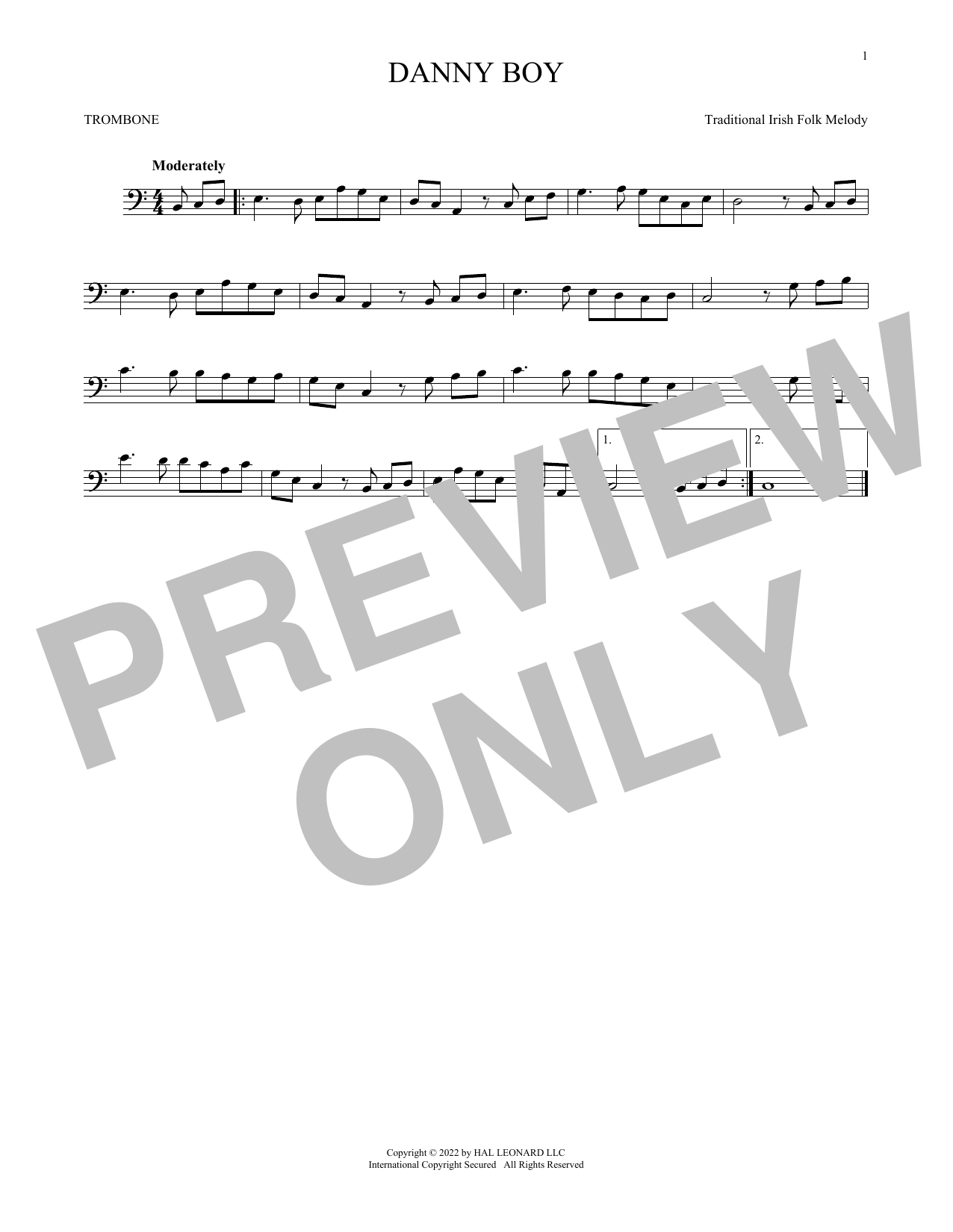 Product gallery: Page 1 of 1 Danny Boy, Frederick Edward Weatherly