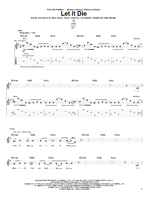 Product gallery: Page 1 of 1 Let It Die, Foo Fighters