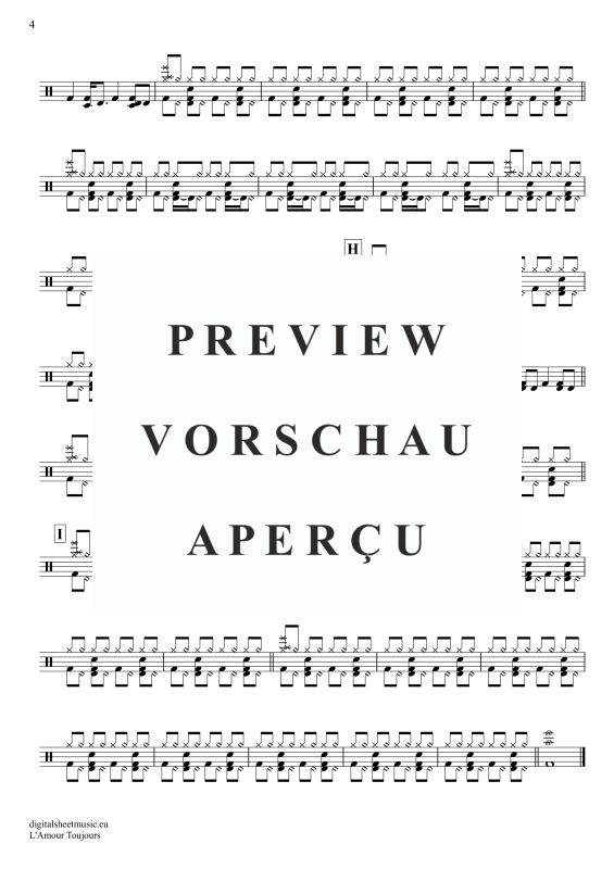 Produktgalerie: Seite 5 von 5 L'Amour Toujours, Gigi D'Agostino, Drums