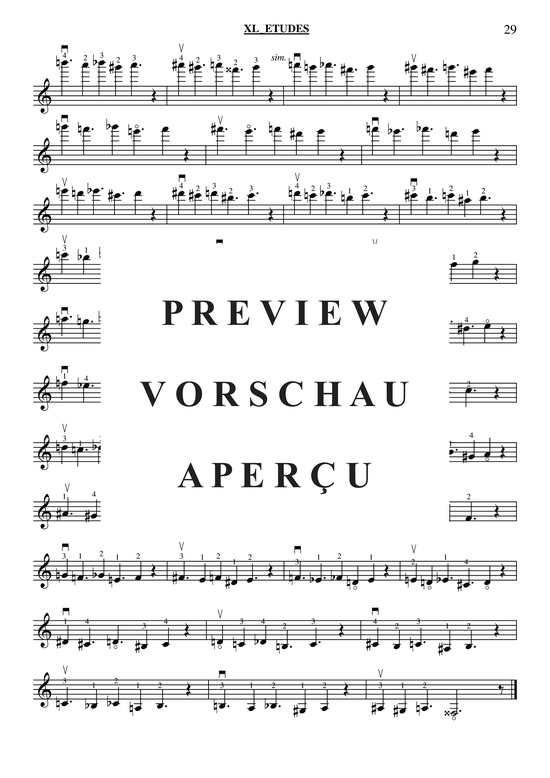 gallery: 40 Études for Violin , , (Geige Solo)