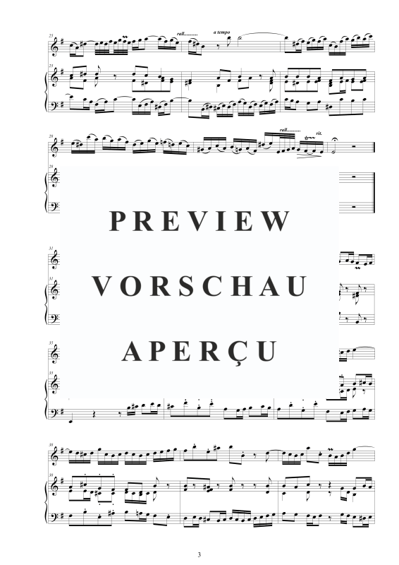 Product gallery: Page 4 of 11 Violin Sonate in E-Moll BWV 1034R, , Violin and Harpsichord/Piano