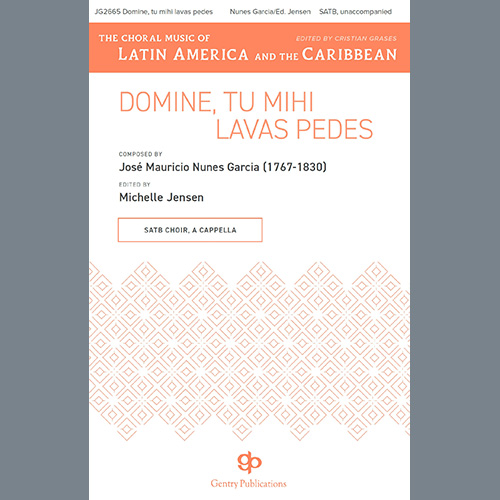 cover: Domini Tu Mihi Lavas Pedes, José Mauricio Nunes Garcia, Chor