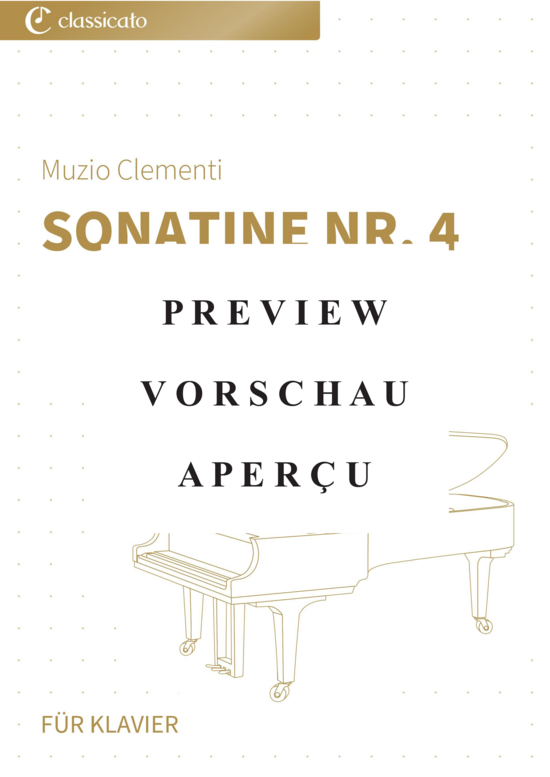 Produktgalerie: Seite 2 von 13 Sonatine Nr. 4 , , Klavier Solo