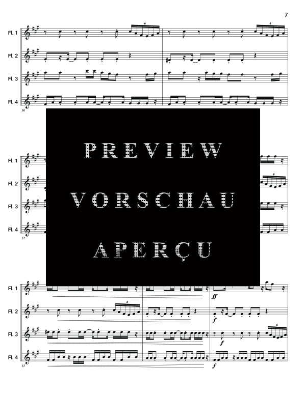 Product gallery: Page 11 of 11 Backbeat, , (Flute Quartet)