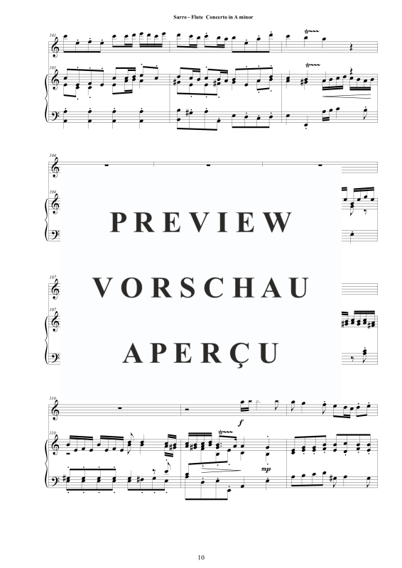 Product gallery: Page 11 of 11 Flöten Konzert in A-Moll, , Flute and Harpsichord