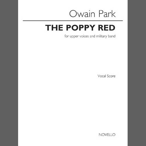 cover: The Poppy Red, Owain Park