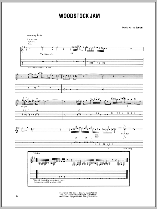 Produktgalerie: Seite 1 von 1 Woodstock Jam, Joe Satriani, Gitarre