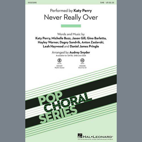 cover: Never Really Over (arr. Audrey Snyder), Katy Perry, Chor