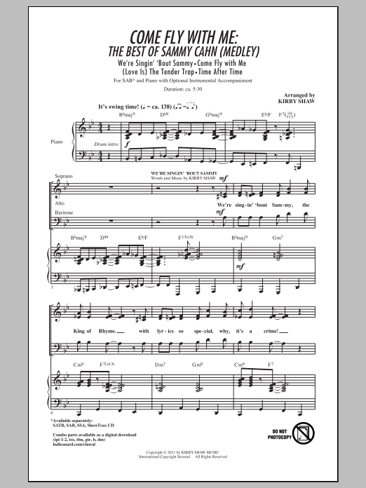 Product picture to: Come Fly With Me: The Best Of Sammy Cahn (Medley)