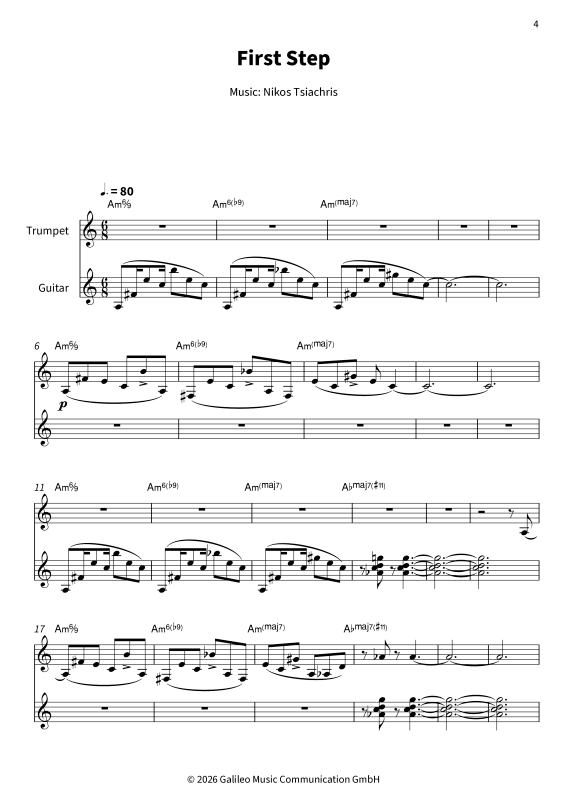Produktgalerie: Seite 1 von 11 First Step, , Trompete in B und Gitarre