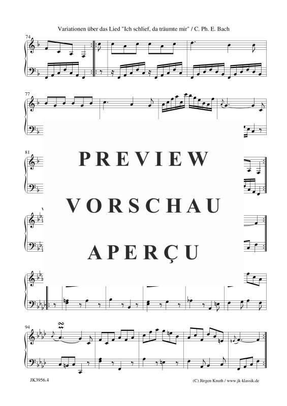 gallery: Ich schlief, da träumte mir - 7 Variationen, , (Klavier Solo)