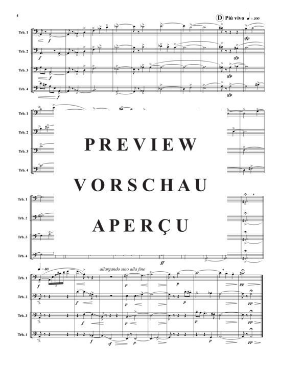 Product gallery: Page 5 of 19 Three Temperaments , , (Trombone Quartet)