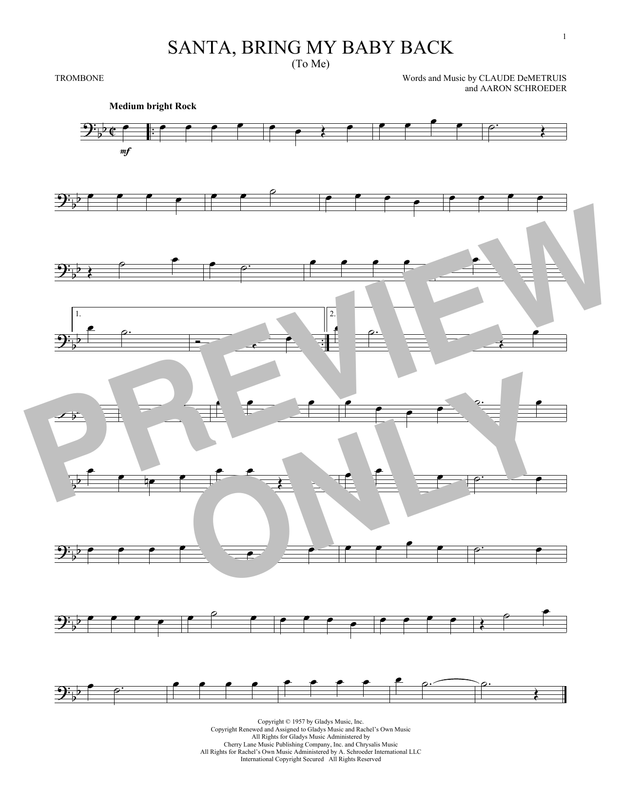 Product gallery: Page 1 of 1 Santa, Bring My Baby Back (To Me), Elvis Presley