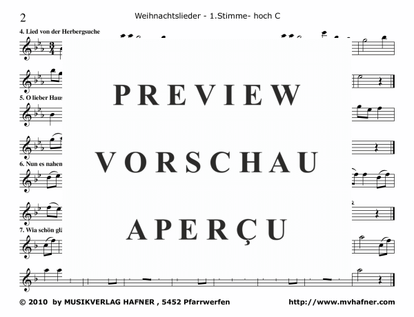 Product gallery: Page 5 of 11 Weihnachtslieder, , (Mixed ensemble)