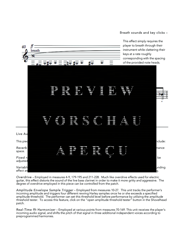 Product gallery: Page 7 of 11 Shovelhead, , (bass clarinet and electronics)