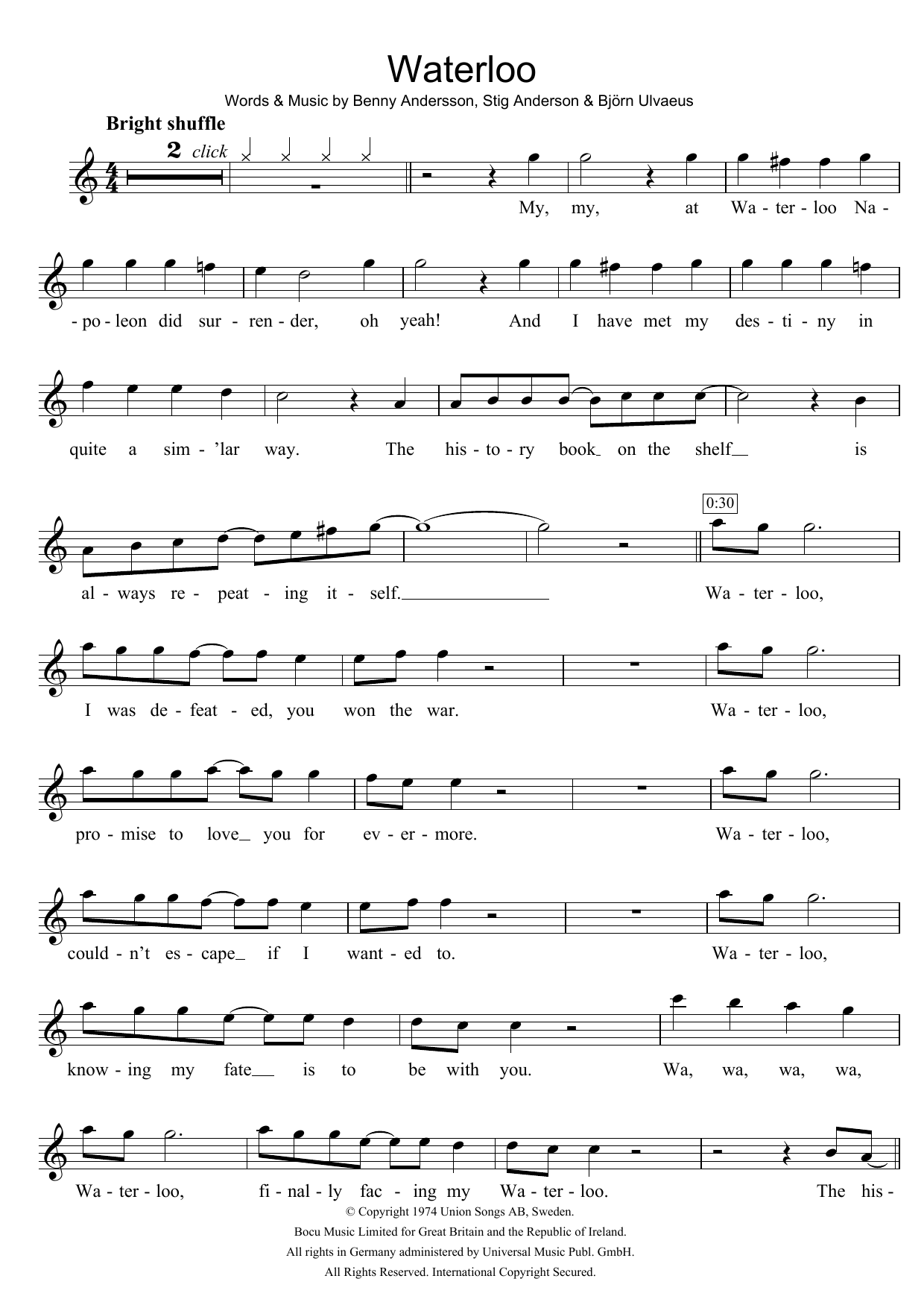 Product gallery: Page 1 of 1 Waterloo, ABBA