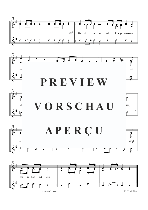 Produktgalerie: Seite 5 von 5 Pilger Jesu-Marsch, , Posaunenchor
