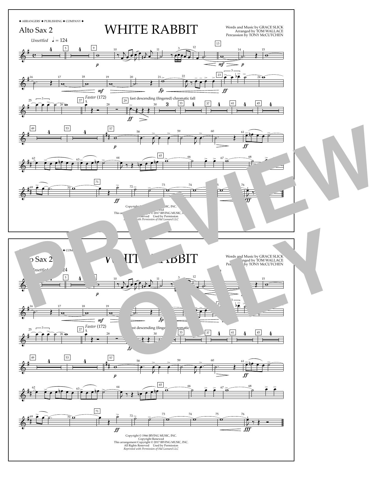 Product picture to: White Rabbit - Alto Sax 2