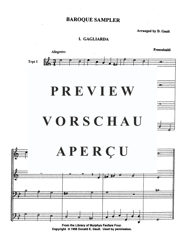 Produktgalerie: Seite 3 von 11 Barock Sammlung, , Blechbläser Quartett