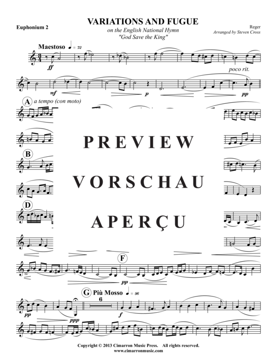 Product gallery: Page 14 of 19 Variations and Fugue , , (2x Baritone, 2x Tuba)