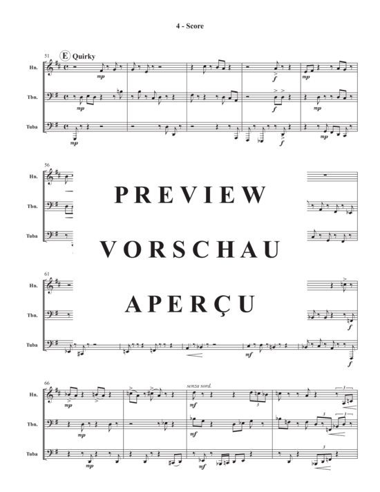 Produktgalerie: Seite 6 von 13 Donnerblitz Trio , , (Blechbläser Trio für Horn in F, Posaune + Tuba)