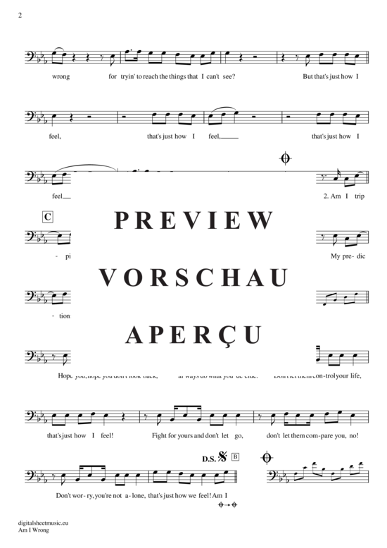 Produktgalerie: Seite 3 von 4 Am I wrong , Nico and Vinz, (Violon-Cello)