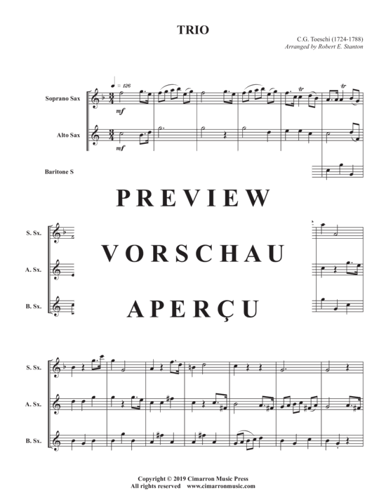 Product gallery: Page 3 of 13 Trio , , (Saxophone Trio SAB)