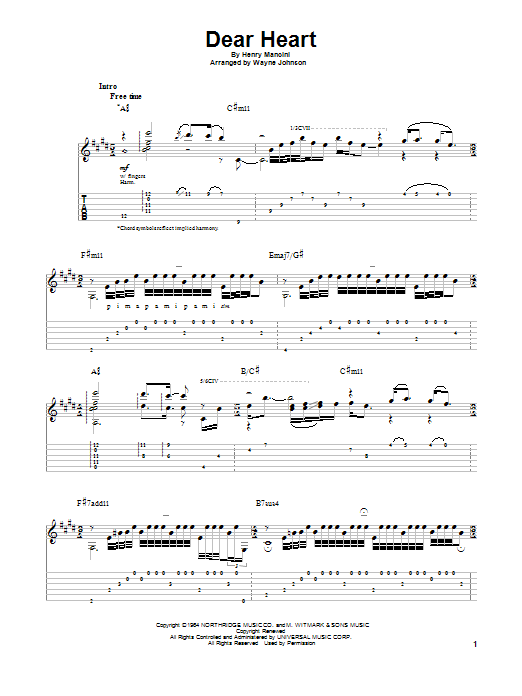 Product gallery: Page 1 of 1 Dear Heart, Henry Mancini