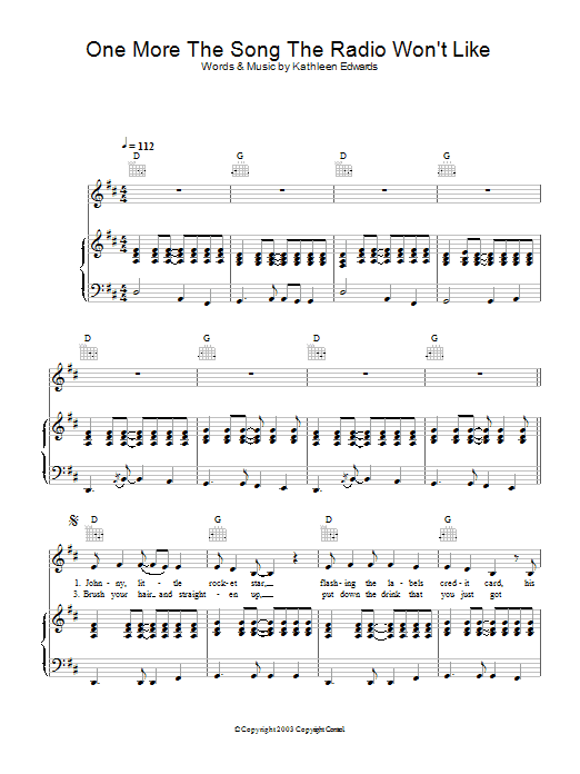 Produktbild zu: One More The Song The Radio Won't Like