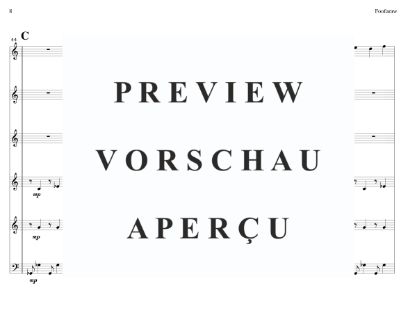 Produktgalerie: Seite 11 von 11 Foofaraw, , (Sopran Saxophon Solo und Holzbläser Quintett)
