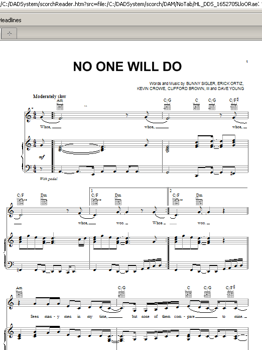 Produktbild zu: No One Will Do