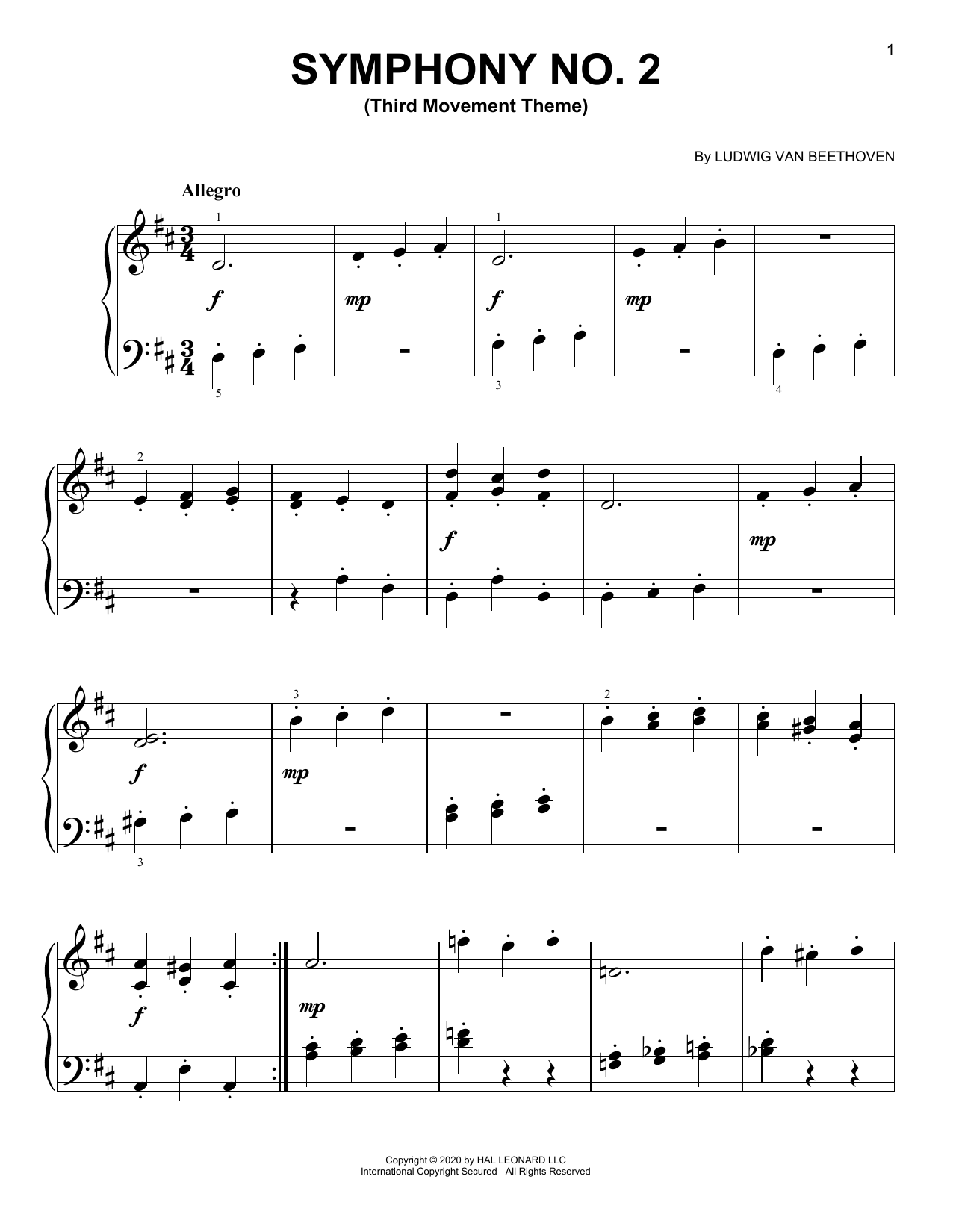Produktbild zu: Symphony No. 2, Third Movement Excerpt