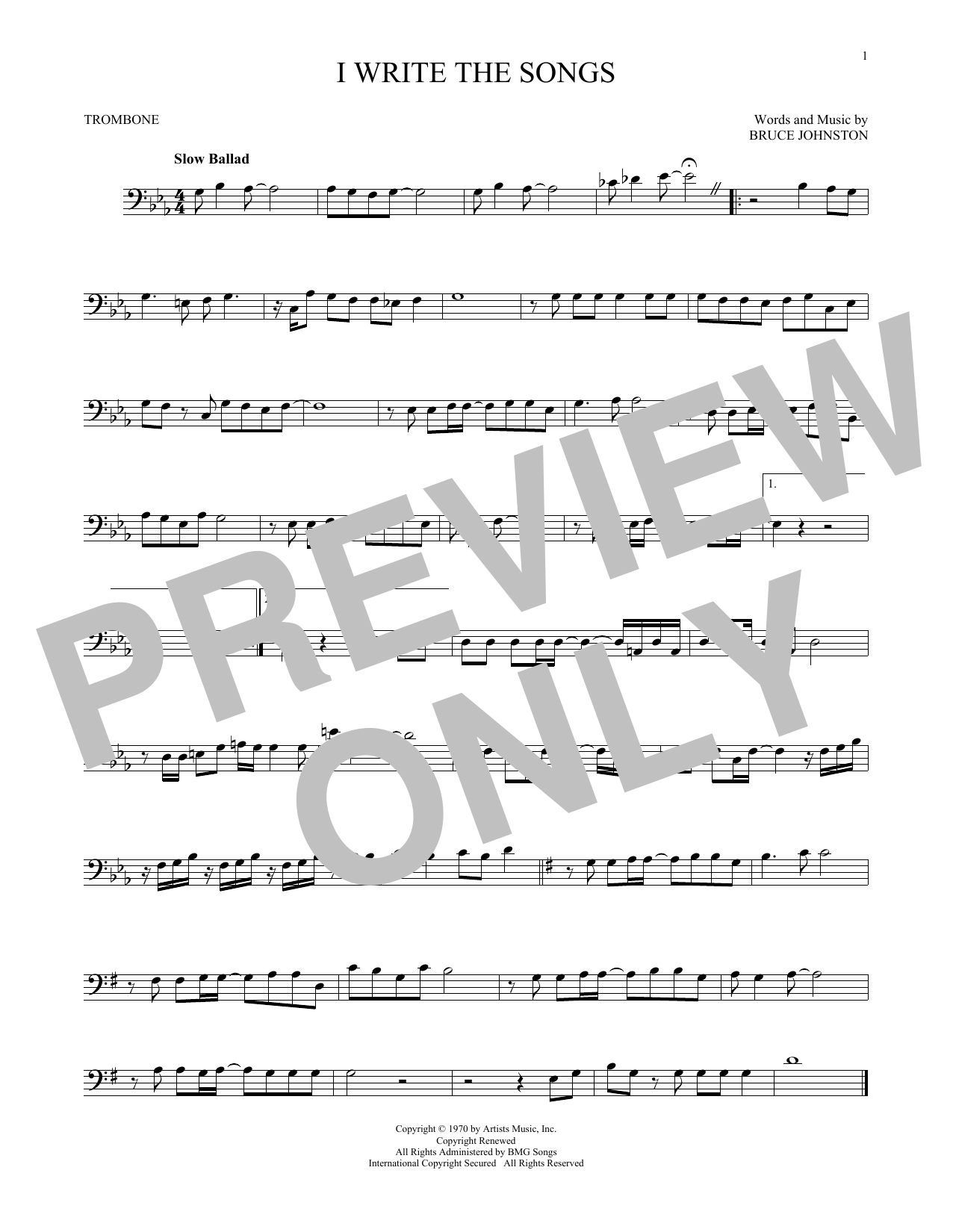 Product gallery: Page 1 of 1 I Write The Songs, Barry Manilow