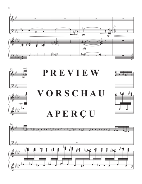 Product gallery: Page 4 of 21 The Lion and the Mouse , , (Trio for trumpet in Bb/piccolo trumpet, horn in F + piano)