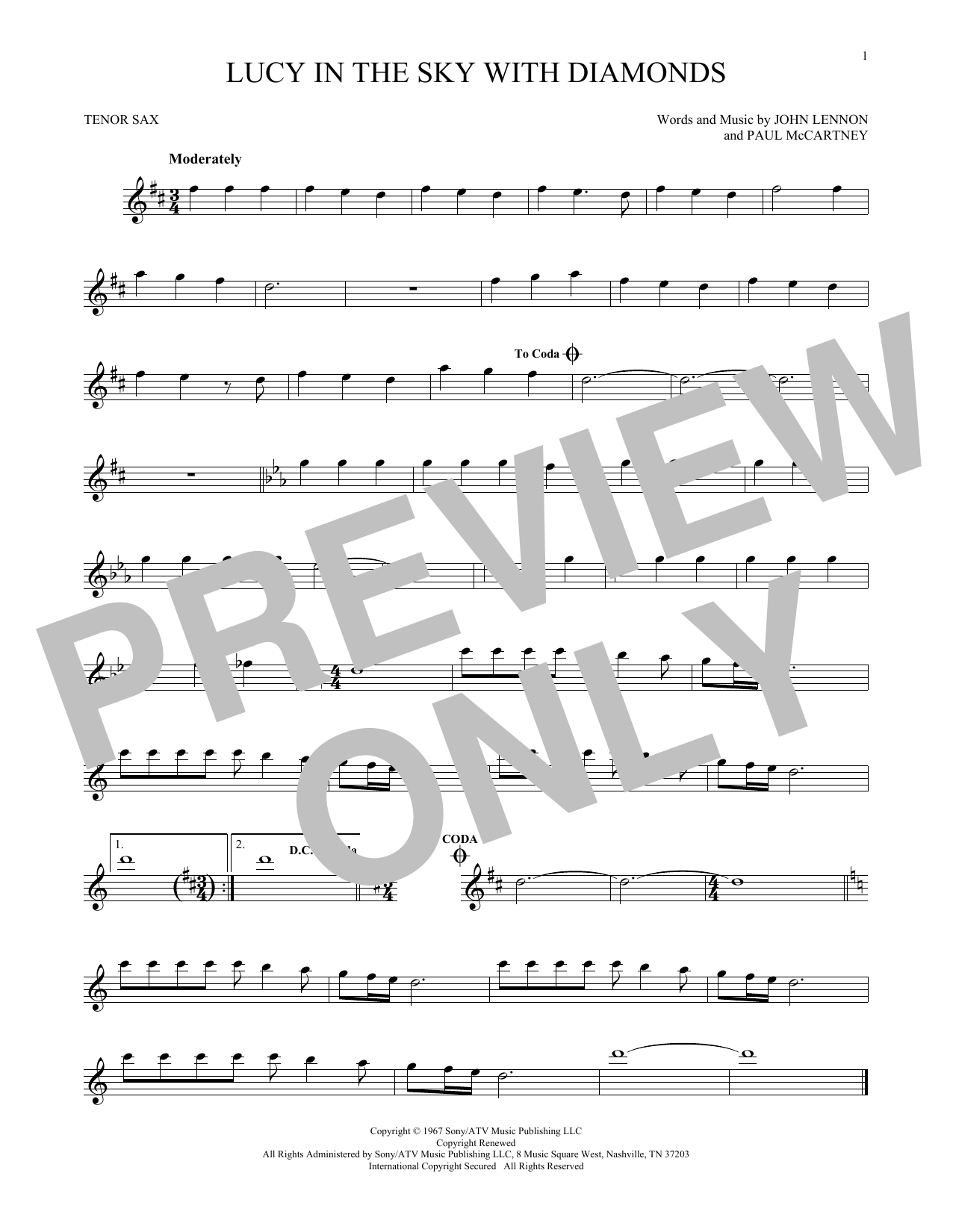 Product gallery: Page 1 of 1 Lucy In The Sky With Diamonds, The Beatles