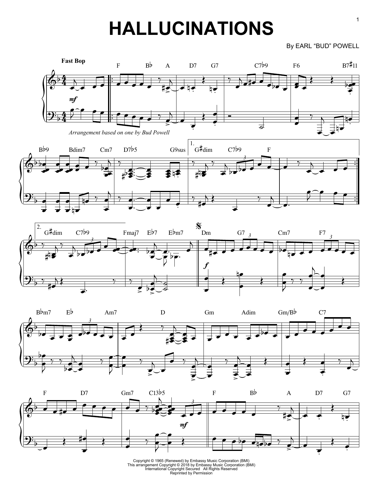 Product gallery: Page 1 of 1 Hallucinations, Bud Powell