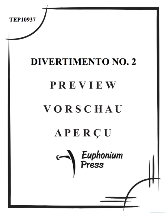 Product gallery: Page 2 of 21 Divertimento No. 2 , , (Tuba Quartett EETT)