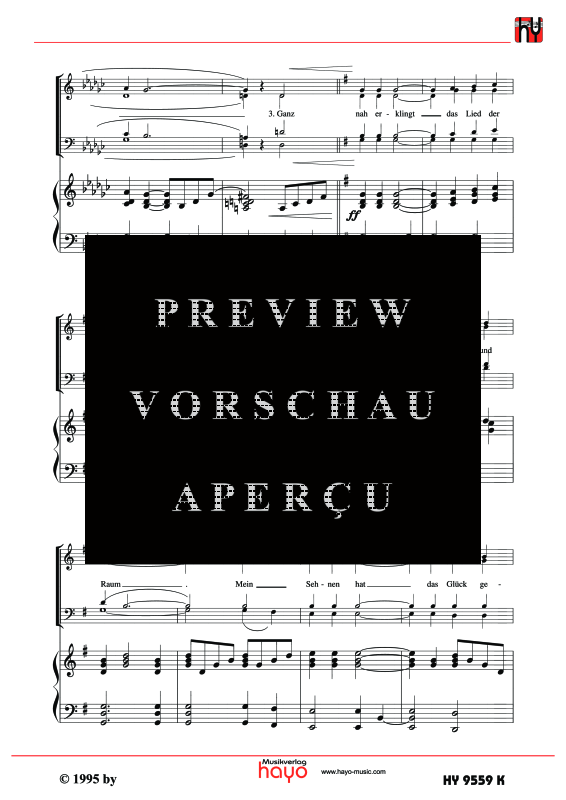 gallery: Sehnsucht, , (Gemischter Chor und Klavier - Klavierpartitur)