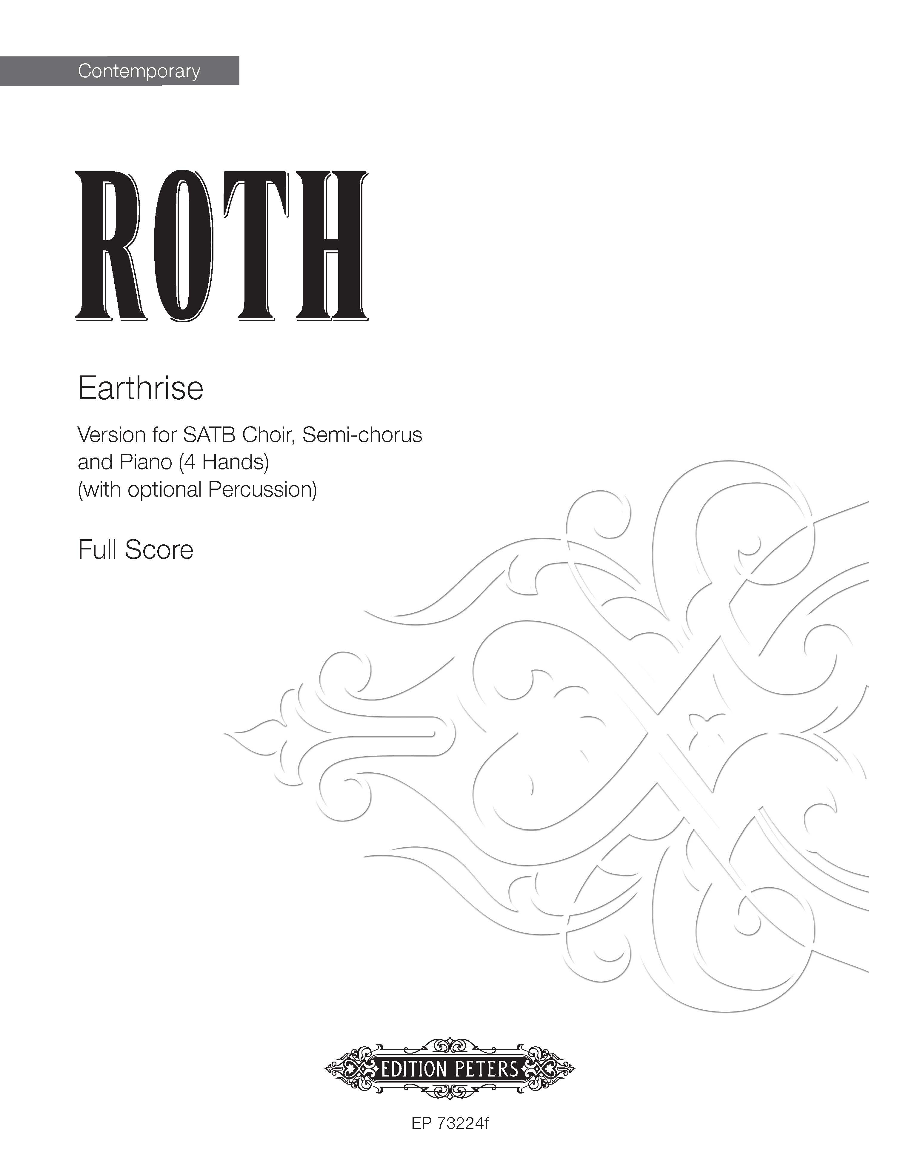 Product picture to: Earthrise (Full Score)