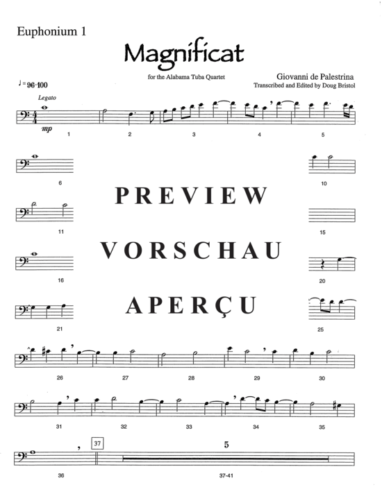 Produktgalerie: Seite 17 von 21 Magnificat , , (Tuba Quartett EETT)