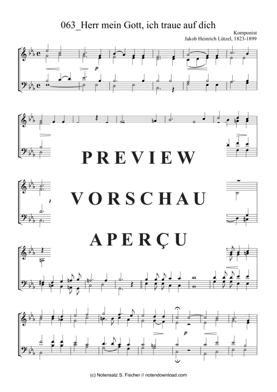Product gallery: Page 2 of 3 Herr mein Gott, ich traue auf dich , , Posaunenchor / German Brass Choir